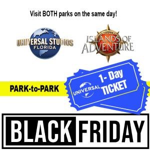 Universal Orlando 1 Day Park To Park Ticket