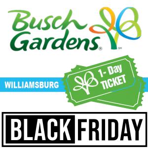 Busch Gardens Williamsburg One Day Ticket