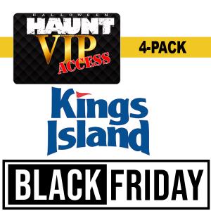 Kings Island Halloween Haunt VIP Pass - 4 PACK