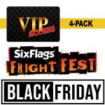 Six Flags Great America FrightFest VIP Pass - 4 PACK