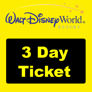 Disney World Florida 3 Day Base Ticket