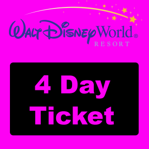 Disney World Florida 4 Day Base Ticket