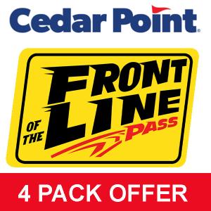 Cedar Point Front Of Line 4 Pack Offer