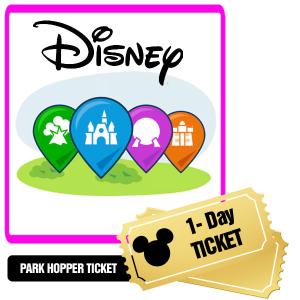 1 Day Park Hopper Ticket - Disney Florida