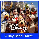 Disney World Florida 3 Day Base Ticket