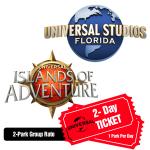 Universal Orlando 2 Day Base Group Rate